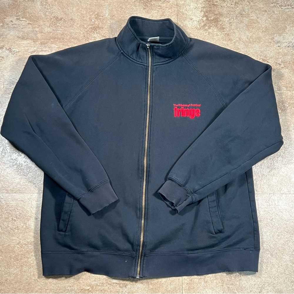 vintage Y2k the edinburgh festival fringe zip up sweater‎ size XL
